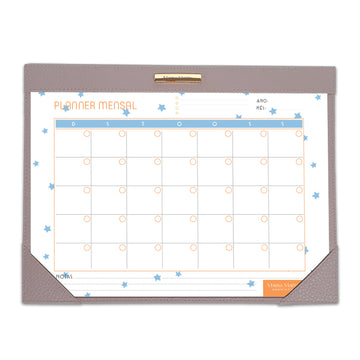 Bloco Planner Mensal Estrela – 1 Ano e Meio